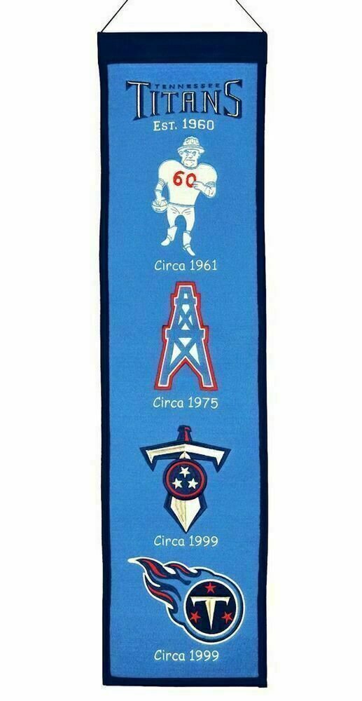 Tennessee Titans 8" x 32" Heritage Banner