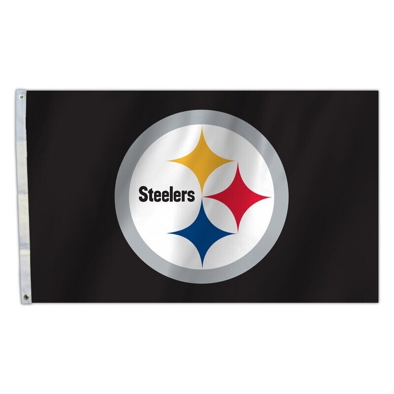 Pittsburgh Steelers Logo 3' x 5' Premium Flag Pittsburgh Steelers Logo 3' x 5' Premium Flag