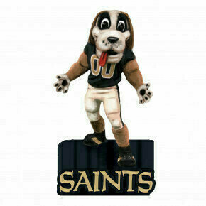 New Orleans Saints Mascot Statue