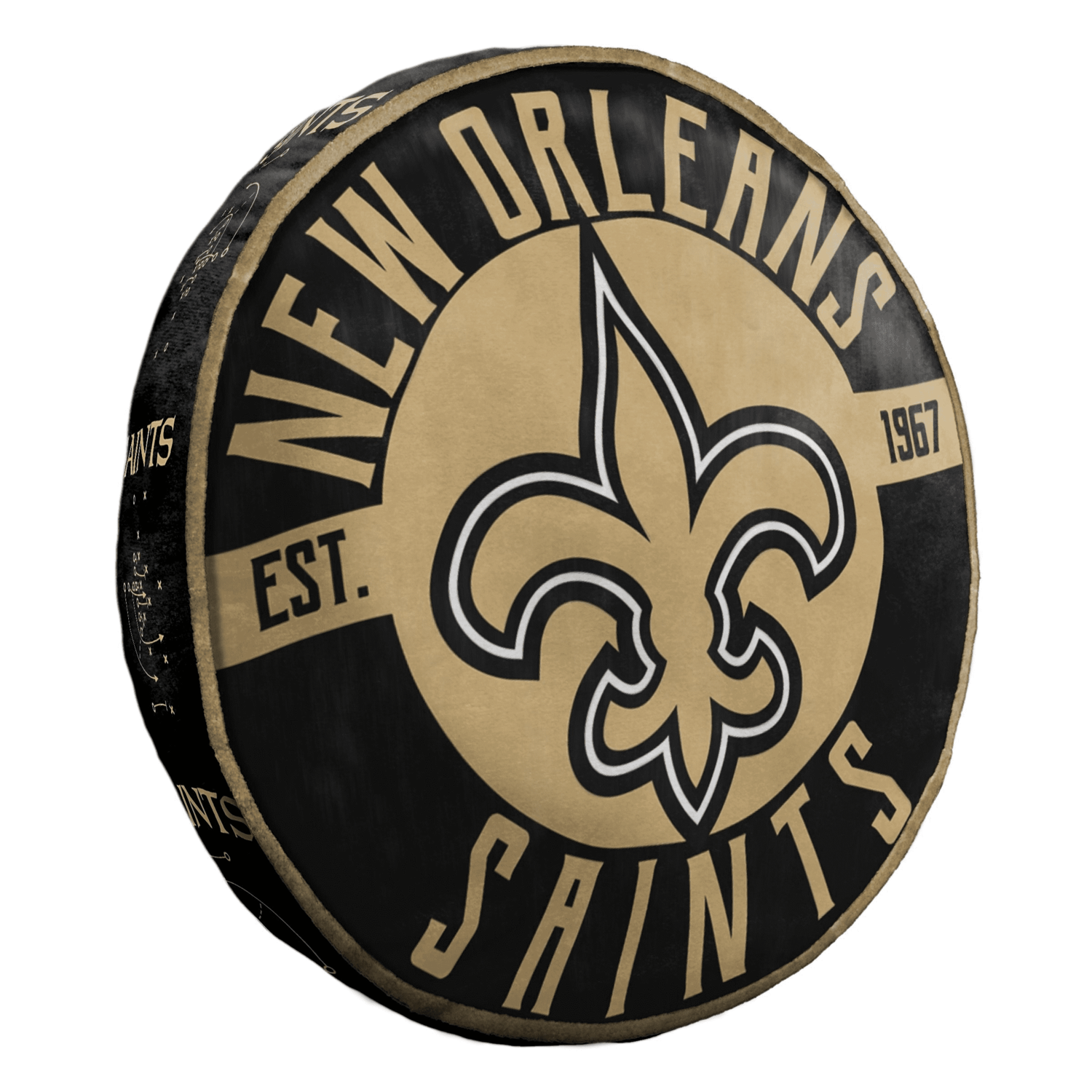 New Orleans Saints Super Plush Travel Cloud Pillow
