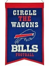 Buffalo Bills Circle The Wagons Traditions Banner