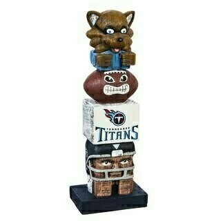 Tennessee Titans Tiki Totem Team Statue Tennessee Titans Tiki Totem Team Statue