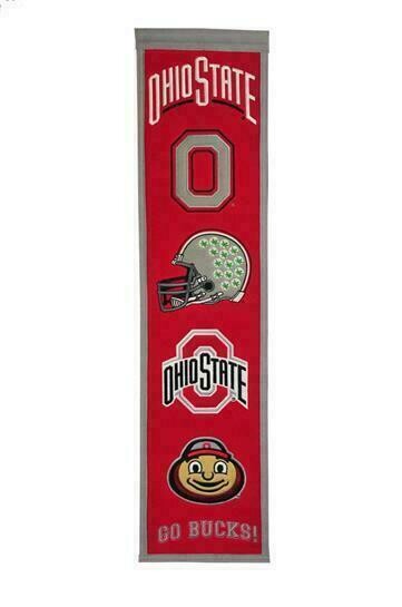 Ohio State Buckeyes 8" x 32" Heritage Banner