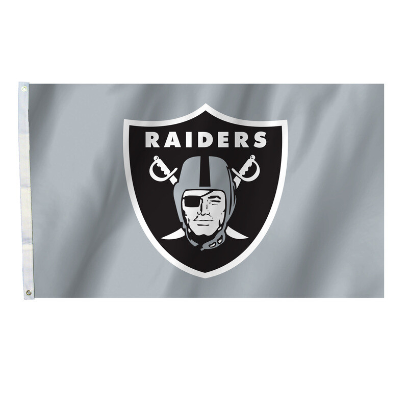 Las Vegas Raiders Silver 3' x 5' Premium Flag Las Vegas Raiders Silver 3' x 5' Premium Flag