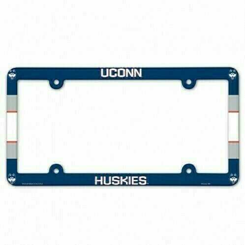 UConn Huskies Plastic License Plate Frame UConn Huskies Plastic License Plate Frame