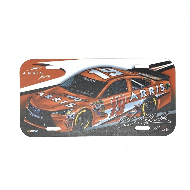 Carl Edwards Plastic License Plate Carl Edwards Plastic License Plate