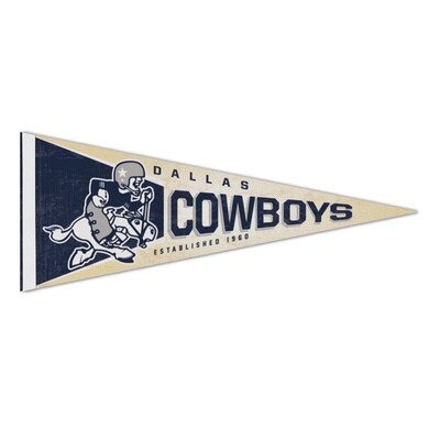Dallas Cowboys Retro 12" x 30" Premium Pennant