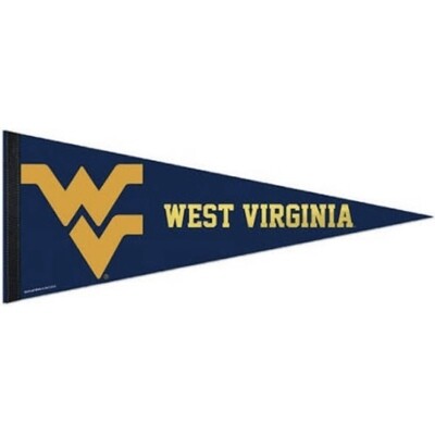 West Virginia Mountaineers 12" x 30" Premium Pennant