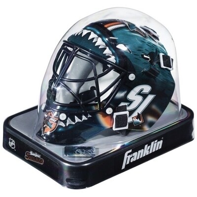 San Jose Sharks Unsigned Sports Replica Franklin NHL Mini Goalie Mask