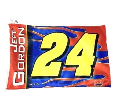 Jeff Gordon 11" x 18" Car Flag