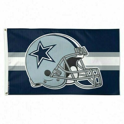 Dallas Cowboys Helmet 3' x 5' Deluxe Flag