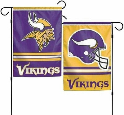 Minnesota Vikings 12.5" x 18" Premium 2-Sided Garden Flag