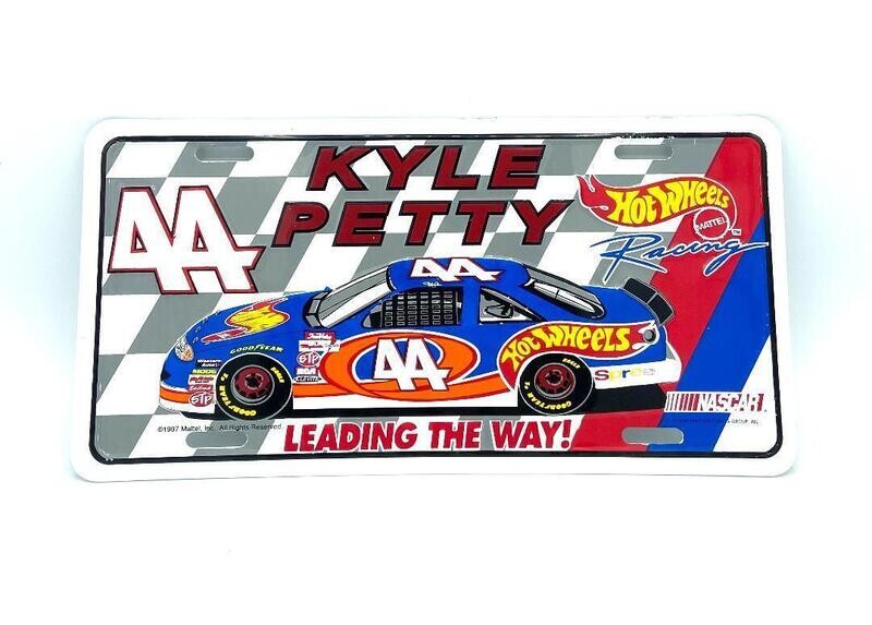 Kyle Petty Lightweight Metal License Plate Kyle Petty Lightweight Metal License Plate
