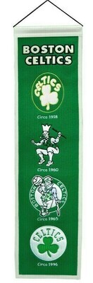 Boston Celtics 8" x 32" Heritage Banner