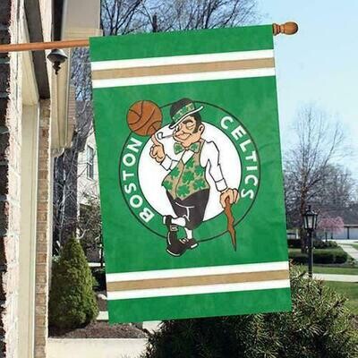 Boston Celtics 28" x 44" Vertical Embroidered 2 Sided Flag