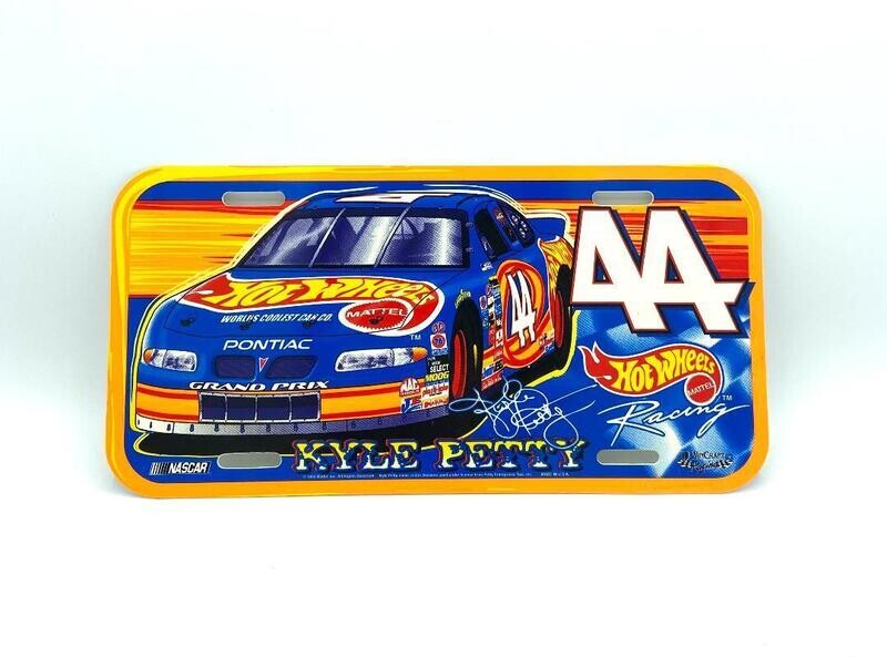 Kyle Petty Hot Wheels Racing Plastic License Plate