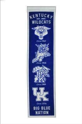 Kentucky Wildcats 8" x 32" Heritage Banner
