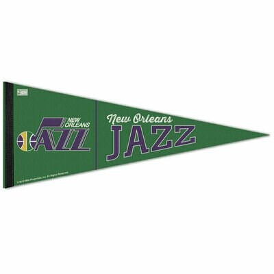 New Orleans Jazz 12 New Orleans Jazz 12" x 30" Premium Pennant