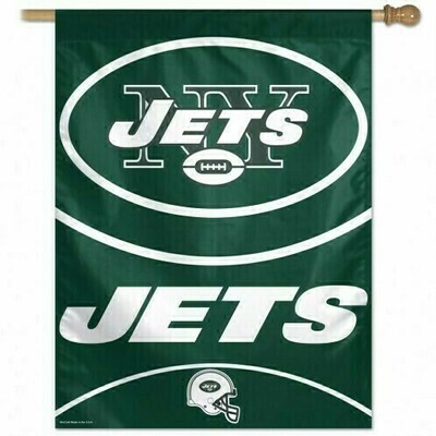 New York Jets Green 27" x 37" Vertical Flag