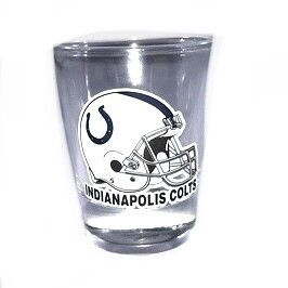 Indianapolis Colts Helmet 2 Ounce Collector Shot Glass