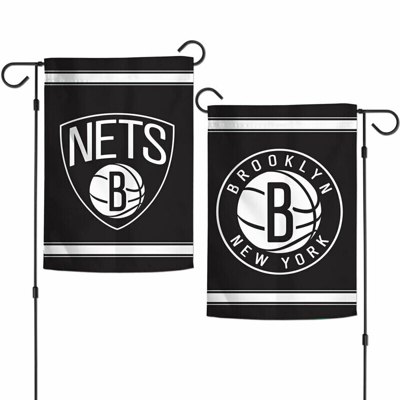 Brooklyn Nets 12.5" x 18" Premium 2-Sided Garden Flag