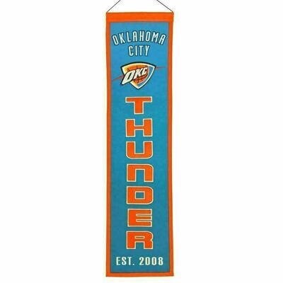 Oklahoma City Thunder 8 Oklahoma City Thunder 8" x 32" Heritage Banner