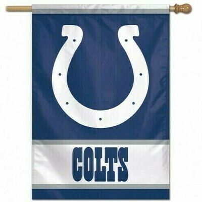 Indianapolis Colts 28 Indianapolis Colts 28" x 40" Vertical Flag