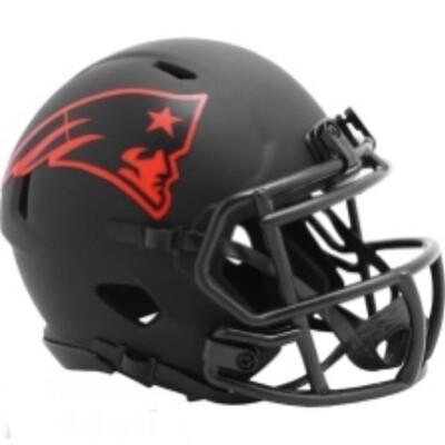 New England Patriots Riddell Eclipse Alternate Mini Helmet