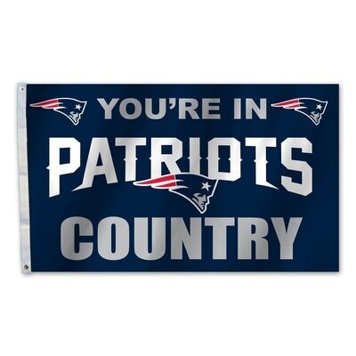 New England Patriots Country 3' x 5' Premium Flag