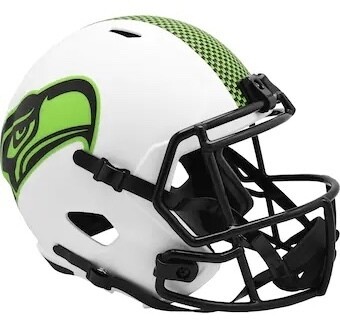 Seattle Seahawks Riddell Lunar Eclipse Mini Helmet