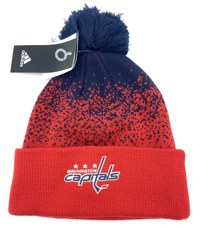 Washington Capitals Men’s Adidas Cuffed Pom Knit Hat