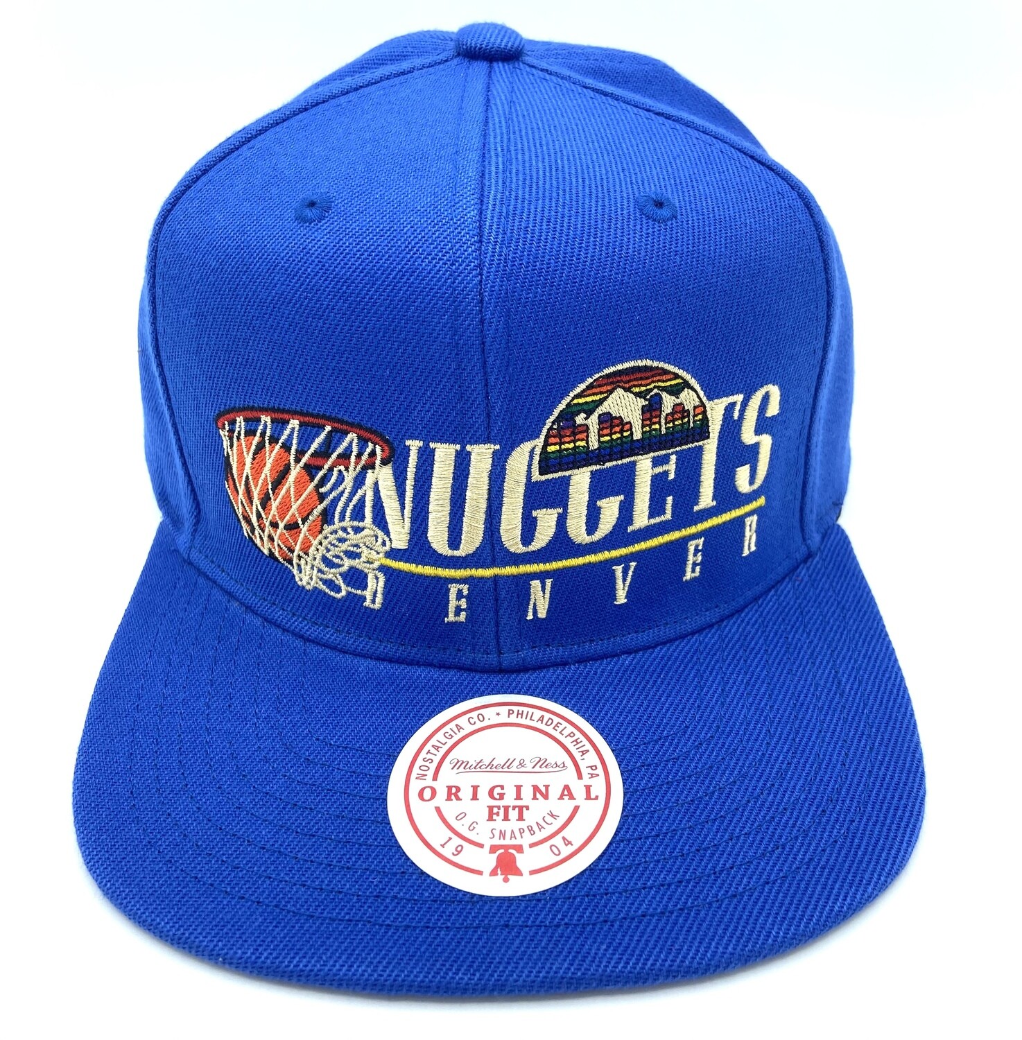 Mitchell & Ness Denver Nuggets Patches 2 Tone HWC Hat 'Light Blue/Gold –  Renarts