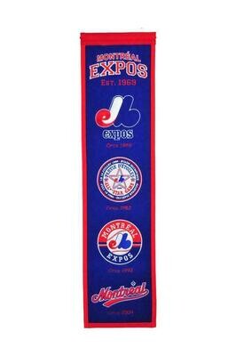 Montreal Expos 8" x 32" Heritage Banner