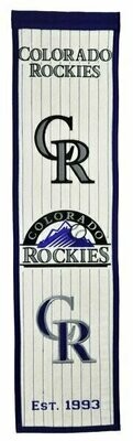 Colorado Rockies 8" x 32" Heritage Banner