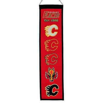 Calgary Flames 8" x 32" Heritage Banner