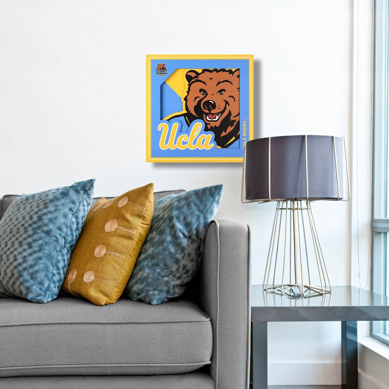 UCLA Bruins 12" x 12" 3D Logo Series Wall Art