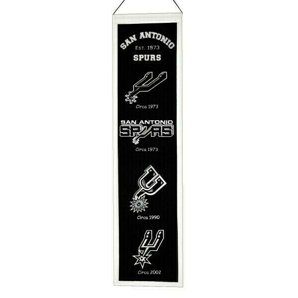 San Antonio Spurs 8 San Antonio Spurs 8" x 32" Heritage Banner