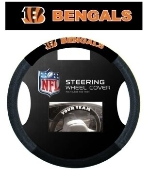 Cincinnati Bengals Mesh Car Steering Wheel Cover