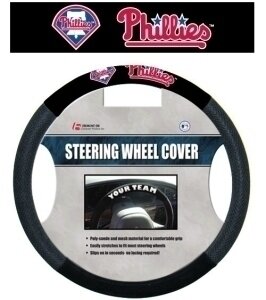 Philadelphia Phillies Mesh Car Steering Wheel Cover
