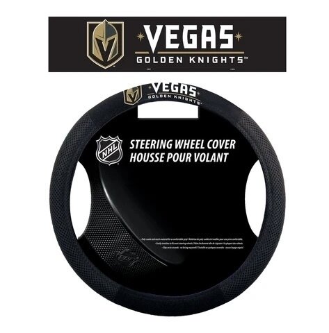 Vegas Golden Knights Mesh Car Steering Wheel Cover