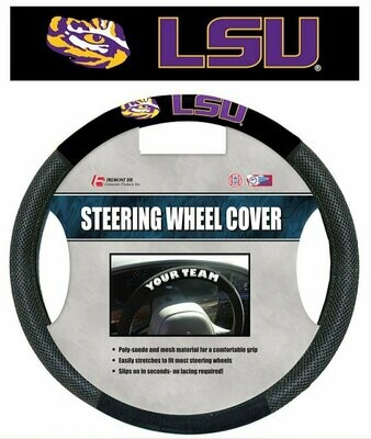 LSU Tigers Mesh Car Steering Wheel Cover