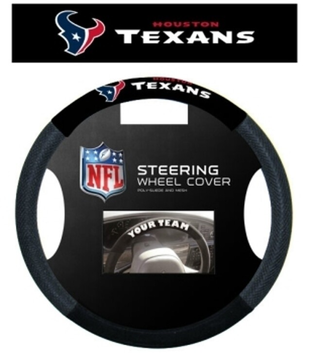 Houston Texans Mesh Car Steering Wheel Cover