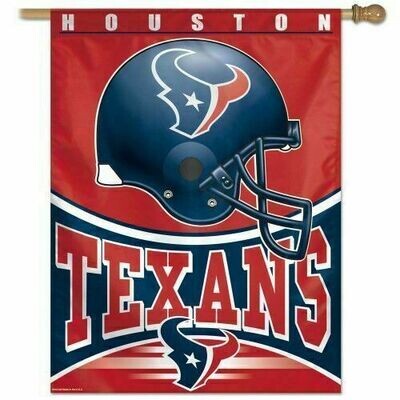 Houston Texans Helmet 27" x 37" Vertical Flag