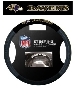 Baltimore Ravens Mesh Car Steering Wheel Cover