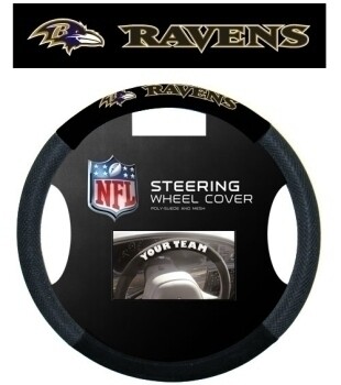 Baltimore Ravens Mesh Car Steering Wheel Cover Baltimore Ravens Mesh Car Steering Wheel Cover
