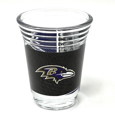 Baltimore Ravens 2 Ounce Party Shot Glass