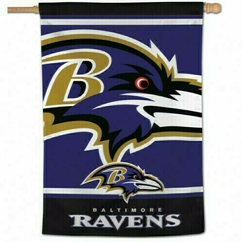 Baltimore Ravens Mega Logo 28 Baltimore Ravens Mega Logo 28" x 40" Vertical Flag