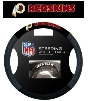 Washington Redskins Mesh Car Steering Wheel Cover