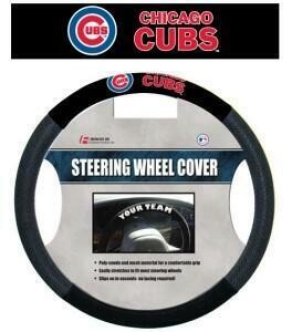 Chicago Cubs Mesh Car Steering Wheel Cover Chicago Cubs Mesh Car Steering Wheel Cover