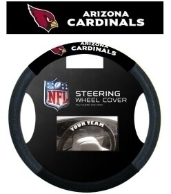 Arizona Cardinals Mesh Car Steering Wheel Cover